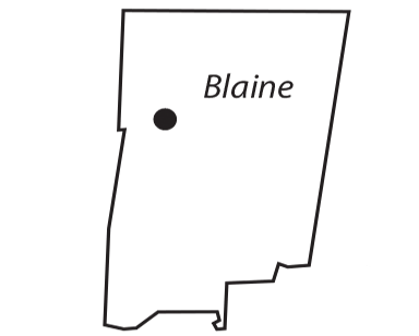 Blaine County Map