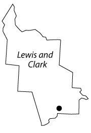 Lewis and Clark County Map