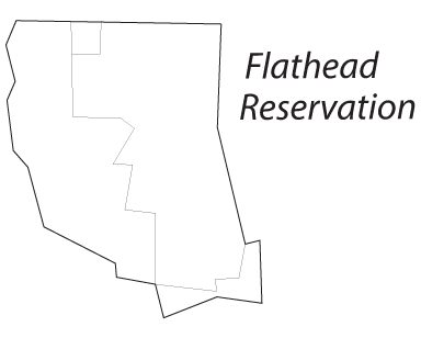 Flathead Reservation County Map