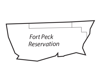 Fort Peck County Map